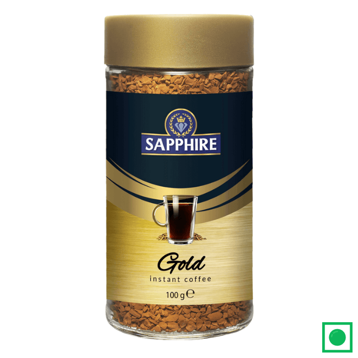 Sapphire Instant Arabica and Robusta Blend Coffee 100g - Remkart