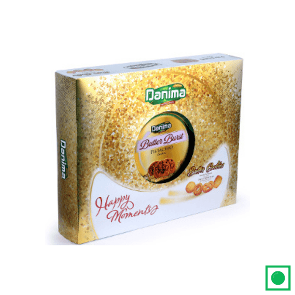 Danima Butter Burst (Pictachio Cookies+Butter Cookies) Festive Combo, 700g - Remkart
