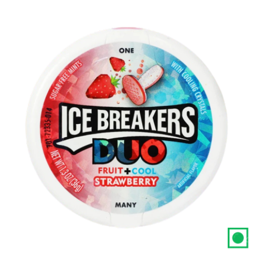 Ice Breakers Duo Fruit + Cool Mints Strawberry, 36g (Imported)