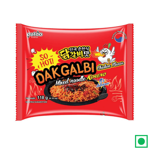 Paldo Koreno Dakgalbi Chicken Instant Korean Noodles 118g - Remkart