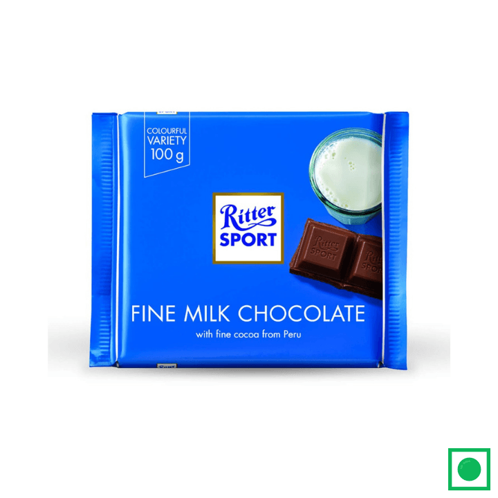 Ritter Sport Fine Milk Chocolate 100g - Remkart