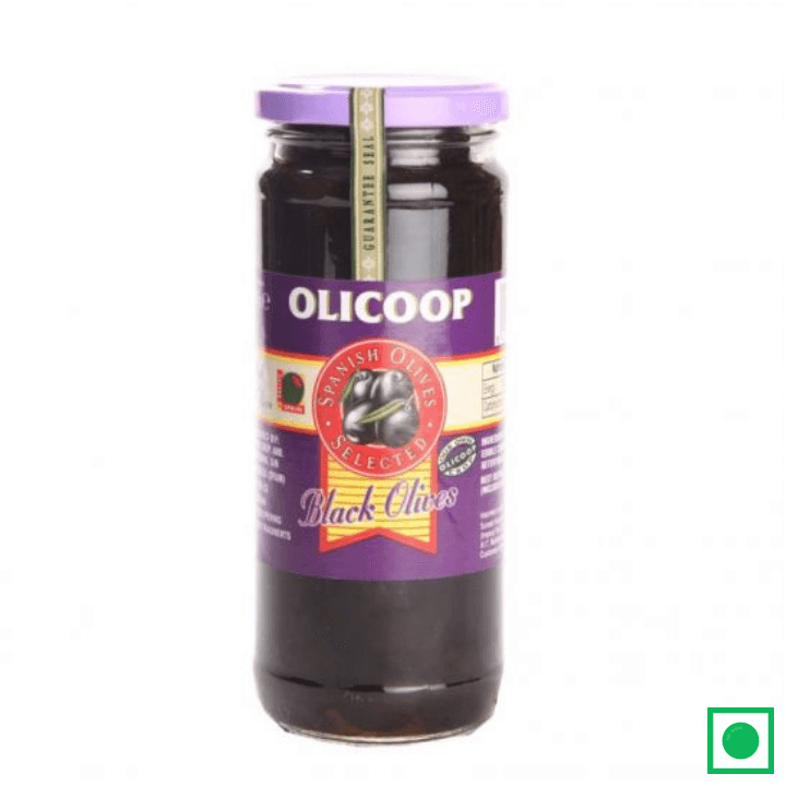 Olicoop Black Olives 450g - Remkart