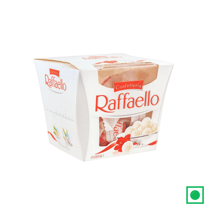 Ferrero Rocher Chefsneed Raffaello Coconut and Almond White Chocolate Truffles, 15 Piece Gift Box - Remkart