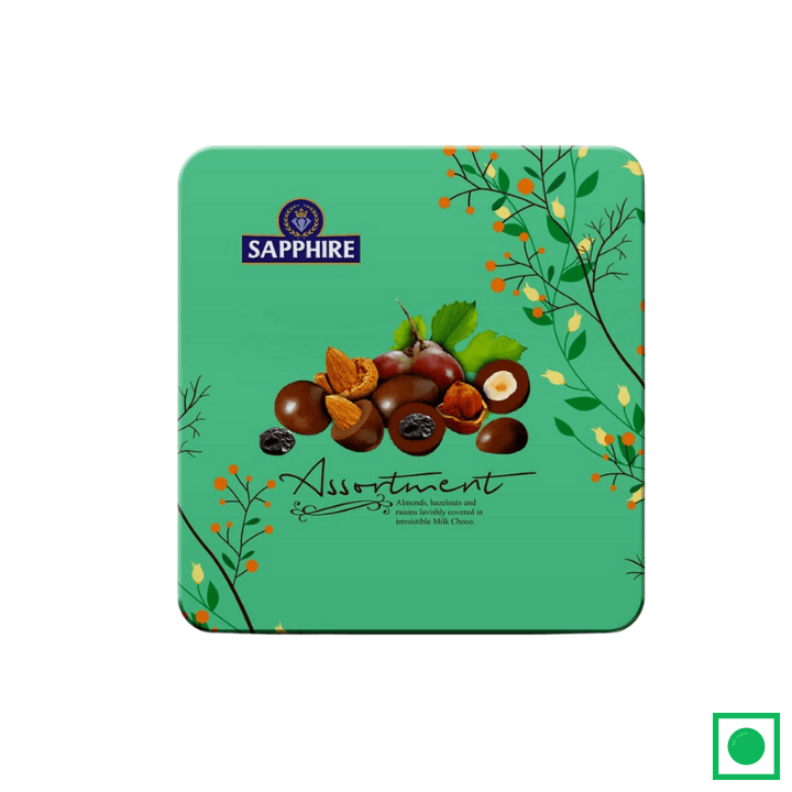 Sapphire Almonds, Raisins, Hazelnuts covered in Milk Chocolate 200g - Remkart