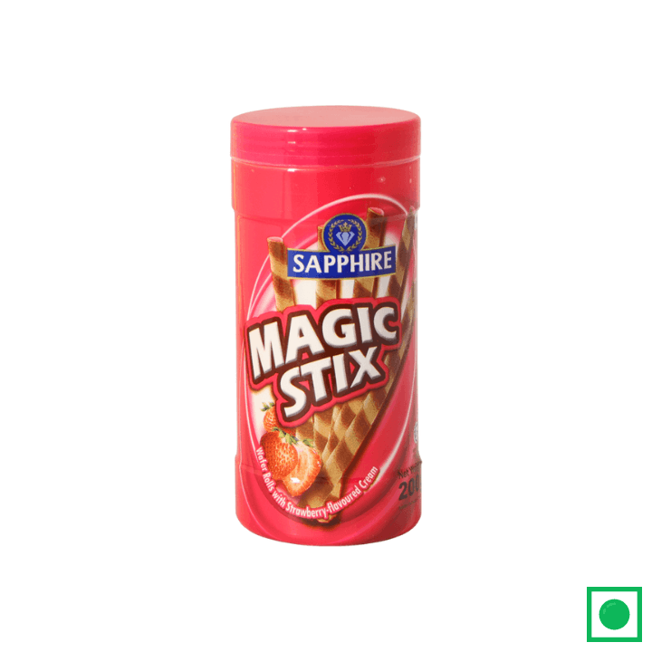 Sapphire Magic Wafer Sticks With Strawberry Cream 200g - Remkart