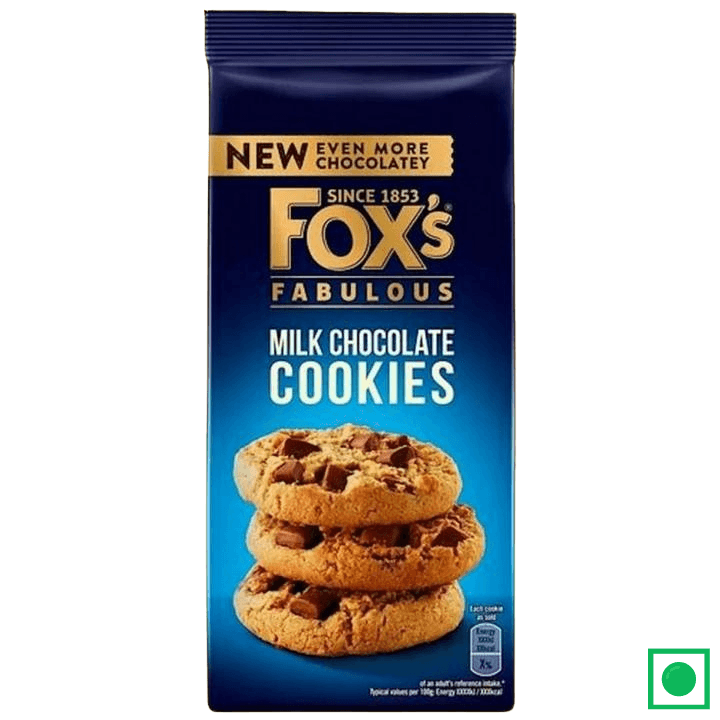 Fox's Fabulous Milk Chocolate Cookies, 180g - Remkart