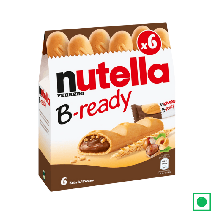 Nutella B-Ready (Pack of 6), 132g - Remkart
